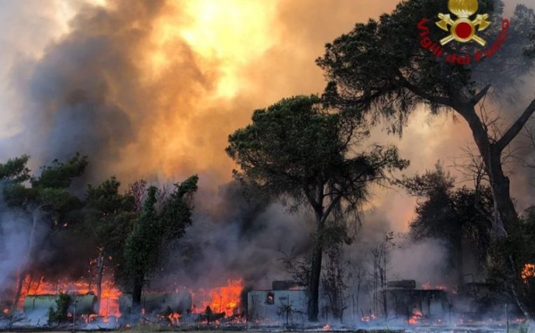 Roma, per il rogo nella Pineta di Castel Fusano la procura apre un’inchiesta per incendio doloso