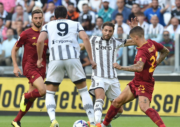 Calcio, la Roma pareggia 1-1 a Torino contro la Juventus