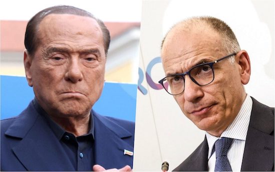 Elezioni 2022, Berlusconi preme per il presidenzialismo. Enrico Letta (Pd): “La destra è pericolosa”