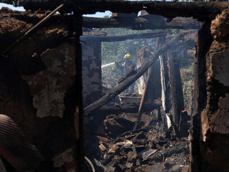 Guerra in Ucraina, attacco missilistico russo nel distretto di Vyshgorod