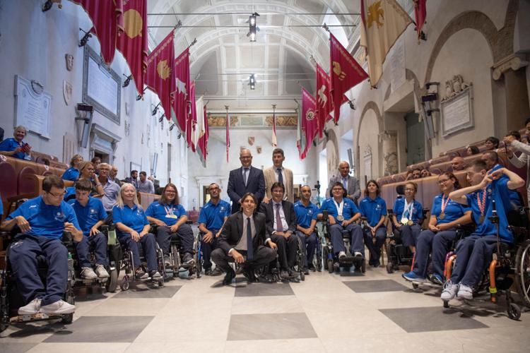 Roma, in Campidoglio la presentazione degli azzurri della Boccia Paralimpica