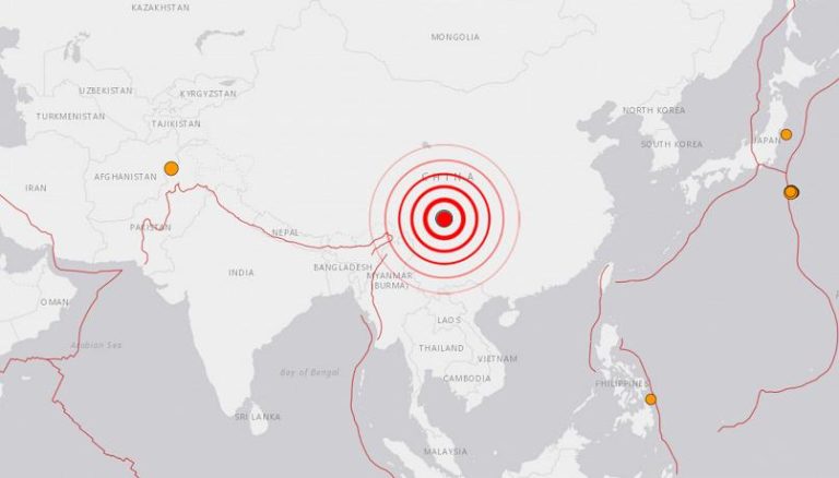 Cina, forte scossa sismica di magnitudo 6.6 nella zona di Sichuan