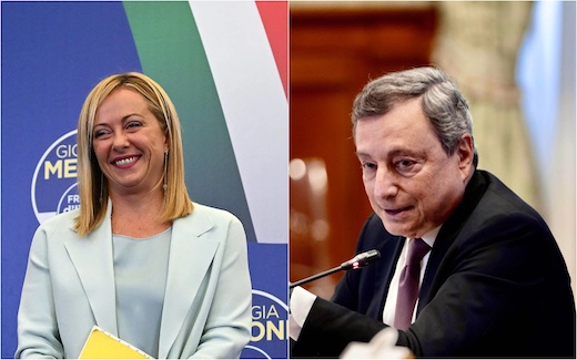 Palazzo Chigi smentisce la tesi e il contenuto dell’articolo “Kiev e conti pubblici, contatti di Draghi con l’Ue – Meloni starà ai patti”