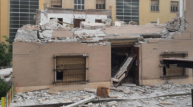 Cagliari, per il crollo all’Aula Magna ci sono i primi quattro indagati