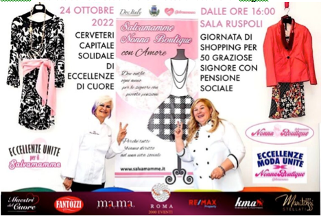 “Nonna Boutique”, a Cerveteri l’evento per le signore con pensione sociale