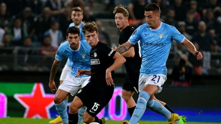 Europa League: la Lazio non va oltre lo 0-0 contro lo Sturm Graz