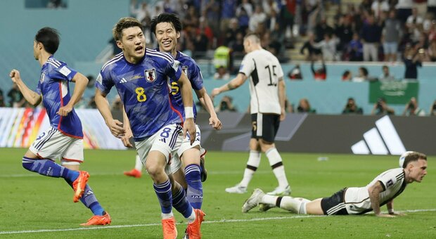 Mondiali di calcio: clamorosa vittoria in rimonta del Giappone sulla Germania per 2-1