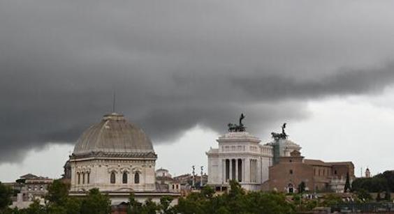 Allerta gialla nel Lazio per il maltempo da domani e per le successive 9-12 ore