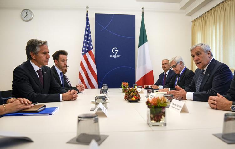 G7: parla il segretario di Stato Blinken: “Italia e Stati Uniti parlano con una sola voce  forte sui valori democratici”