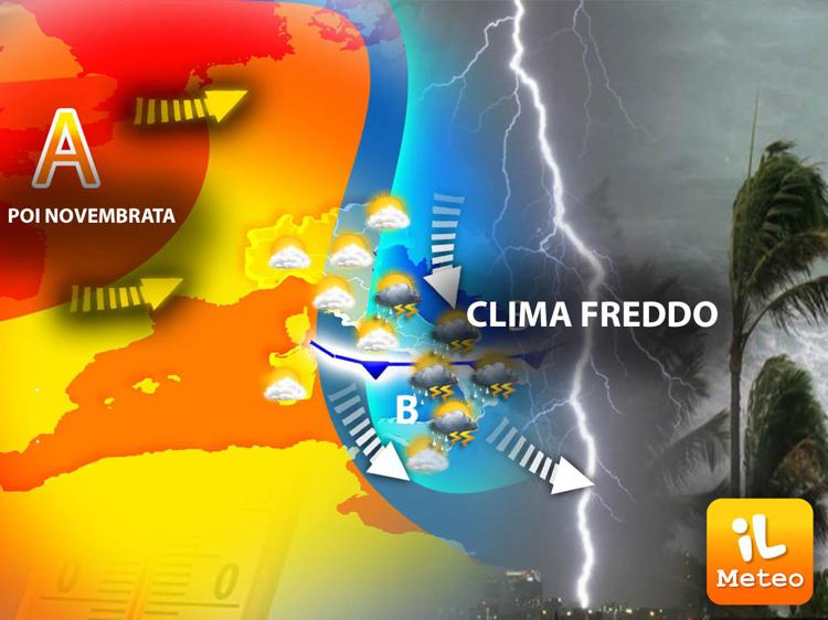 Weekend freddo e ventoso su buona parte dell’Italia poi dalla prossima settimana arriva la “Novembrata” di San Martino con il ritorno del sole e del caldo