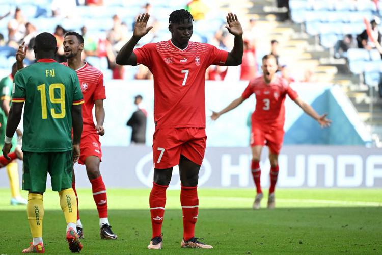 Mondiali di calcio, la Svizzera supera 1-0 il Camerun