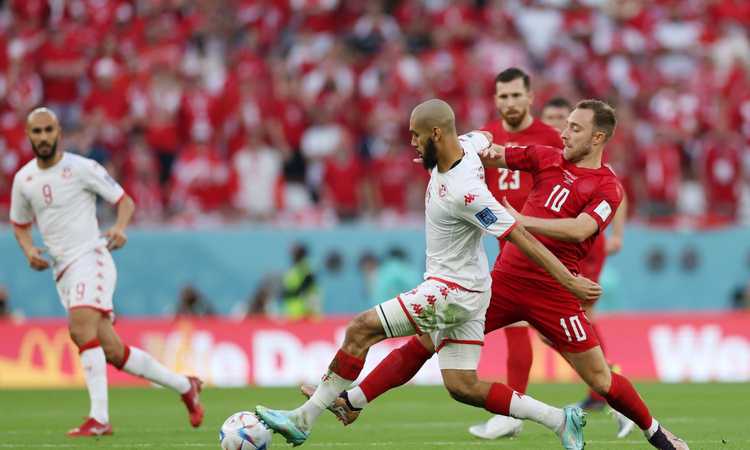 Mondiali di calcio, noioso 0-0 tra Danimarca e Tunisia