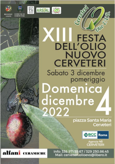 Il 3 e 4 dicembre torna la Festa dell’Olio Nuovo