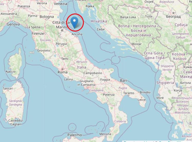 Forte scossa sismica di magnitudo 5.7 nelle Marche. Il sisma avvertito anche a Roma e nel Veneto