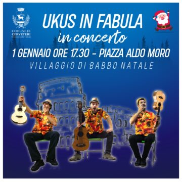 Il Primo Gennaio al Villaggio di Natale di piazza Aldo Moro arrivano gli Ukus in Fabula