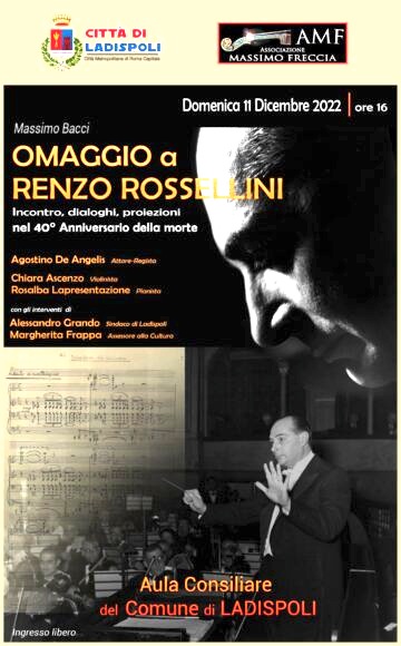 Ladispoli omaggia Renzo Rossellini