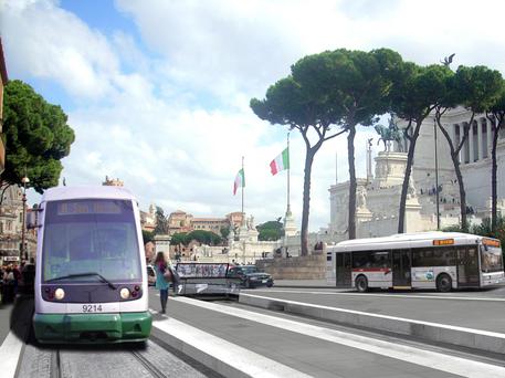 Roma, allo studio nuove soluzioni per collegare con il tram via Nazionale a Corso Vittorio Emanuele