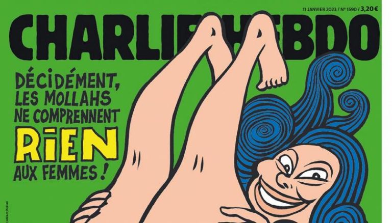 Charlie Hebdo non ferma la sua corsa e continua a pubblicare vignette contro il regime iraniano