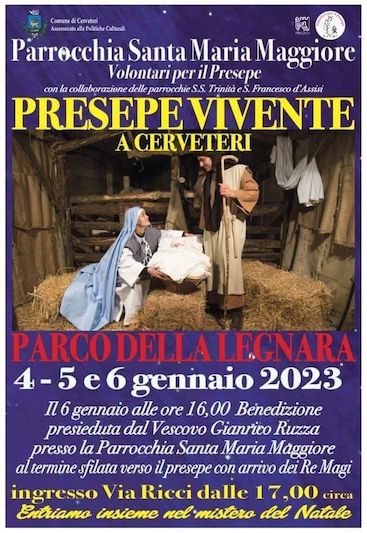 Cerveteri, torna la magia del Presepe Vivente