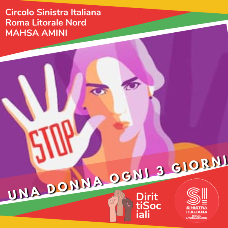 Ennesimo femminicidio a Roma SI: “Basta far finta di niente!”