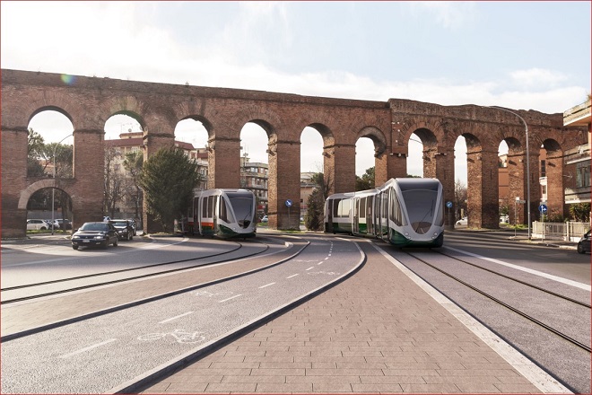Roma, proseguono i lavori per la linea tranviaria Palmiro Togliatti-Cinecittà sino a Ponte Mammolo