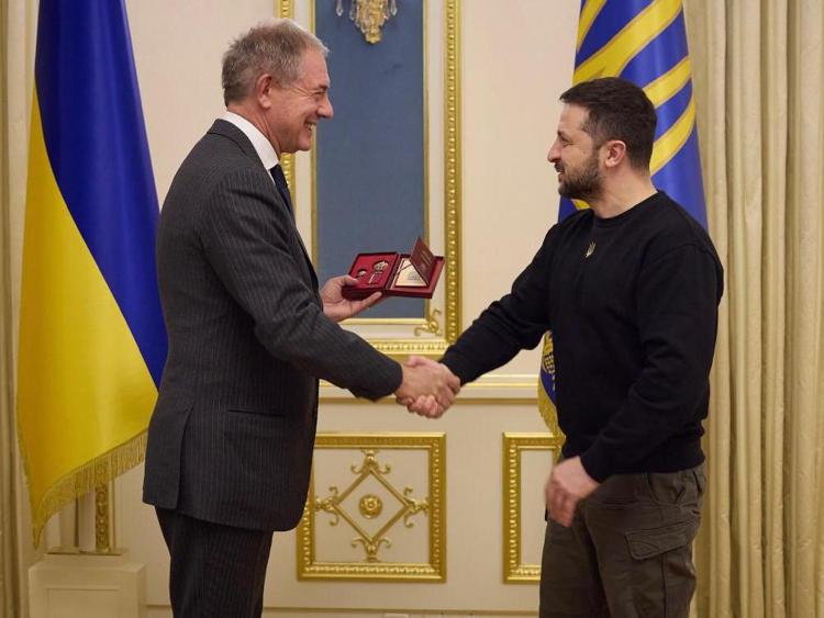 Kiev, Urso incontra Zelensky e gli porta la solidarietà della premier Meloni