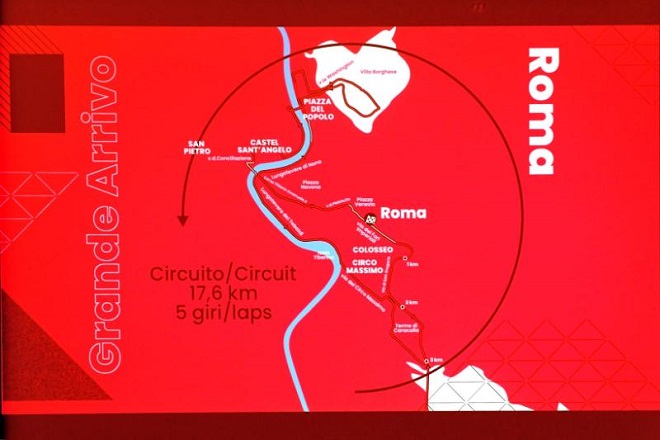 Roma, partirà dall’Eur e si concluderà sui Fori Imperiali l’ultima tappa del Giro d’Italia