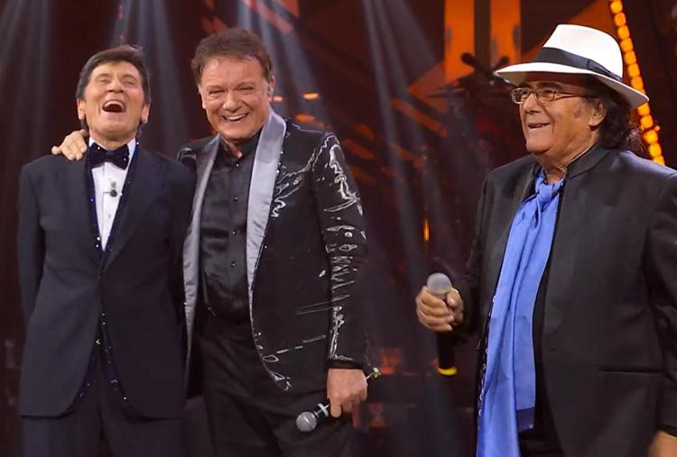 Sanremo: alla seconda serata grandi emozioni con il trio Massimo Ranieri, Al Bano e Gianni Morandi