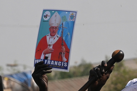 L’appello di Papa Francesco in Sud Sudan: “Basta conflitti, basta sangue versato”