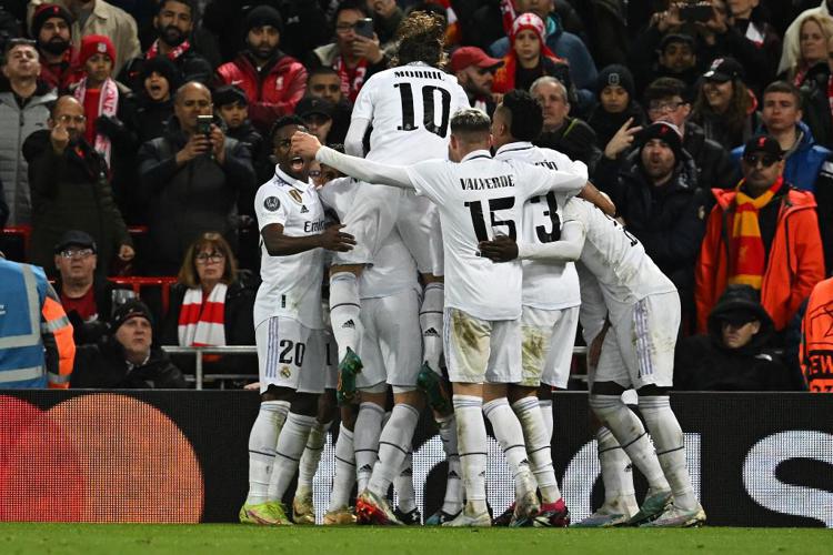 Calcio, Il Real Madrid travolge 5-2 il Liverpool in Champions League