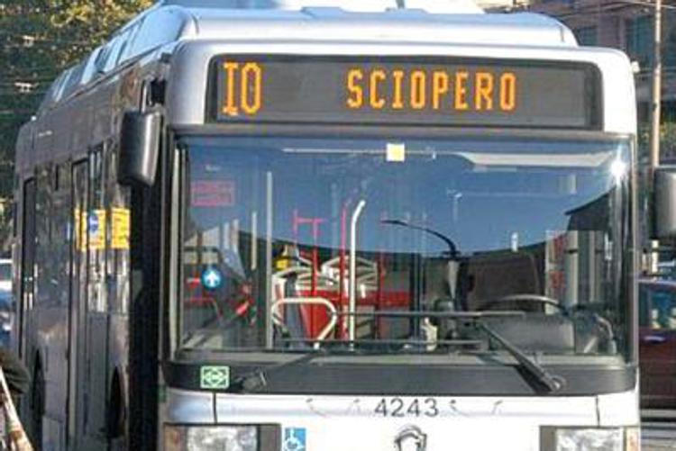 Sciopero dei trasporti, a Roma dalle 8,30 alle 17 e dalle 20