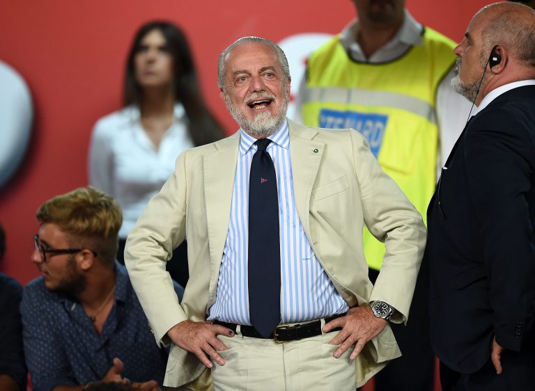 Per il presidente del Napoli Aurelio De Laurentiis il sistema calcio è morto