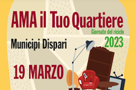 Ama, raccolta rifiuti ingombranti gratuita. Domenica 19 marzo nei Municipi dispari