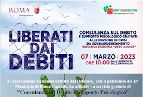 Roma, al II Municipio supporto a famiglie e imprese in crisi per indebitamento