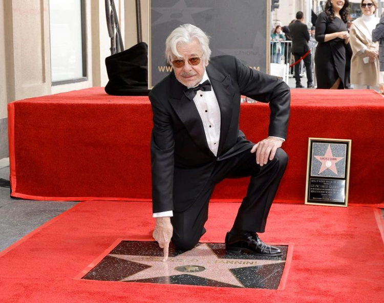 Cinema, ad Hollywood posata la stella di Giancarlo Giannini sulla Walk of Fame