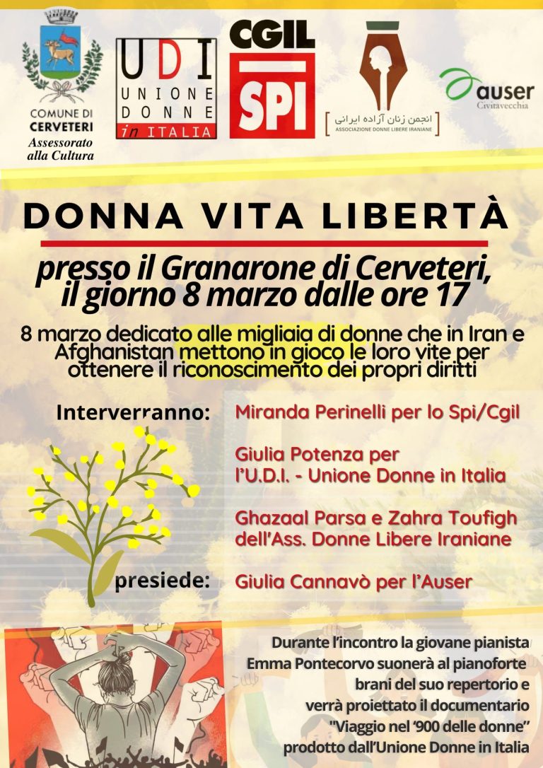 Tanti eventi in programma a Cerveteri per la Giornata Internazionale della Donna