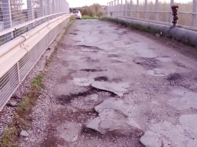Quel disastro ponte via di Rimessa Nuova tra Ladispoli e Cerveteri