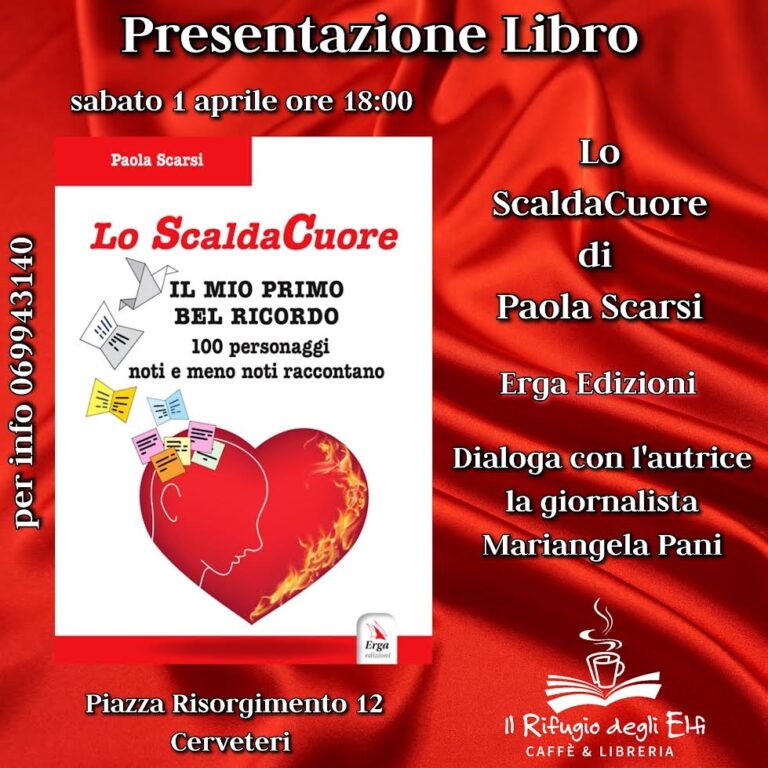 “Lo ScaldaCuore: il mio primo          bel ricordo” 100 personaggi noti         e meno noti raccontano 