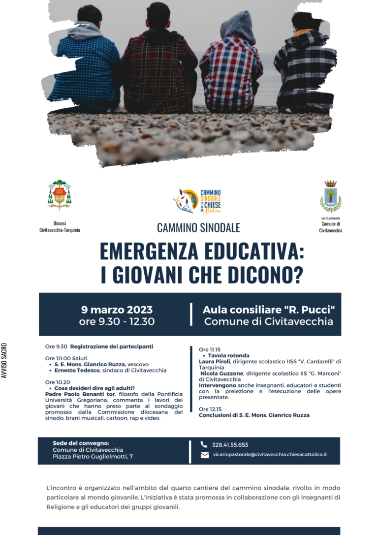 “Emergenza educativa: la parola ai giovani”