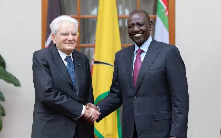 Kenya: il presidente Mattarella incontra l’omologo William Ruta
