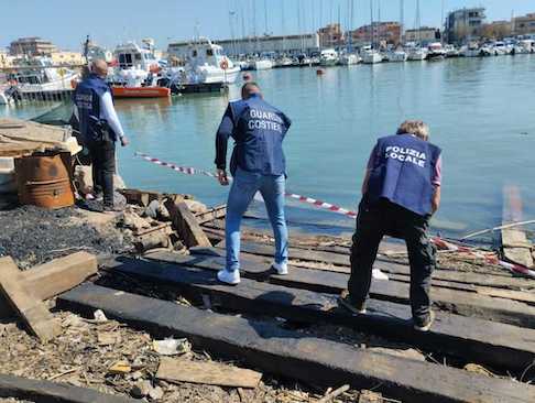 Guardia Costiera a Fiumicino Sequestrato un cantiere navale