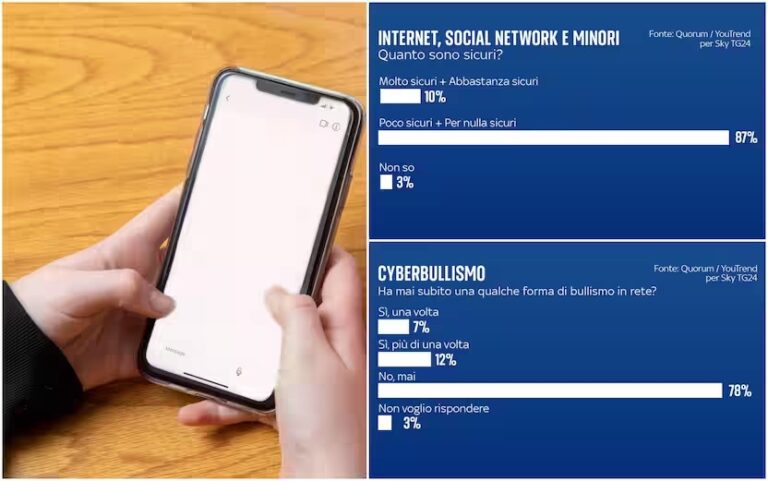 Internet e social poco sicuri. Un italiano su 5 ha subìto cyberbullismo
