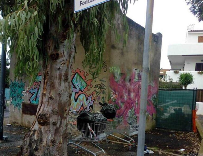 Via Fontana Morella tra Cerveteri         e Ladispoli continua a sprofondare