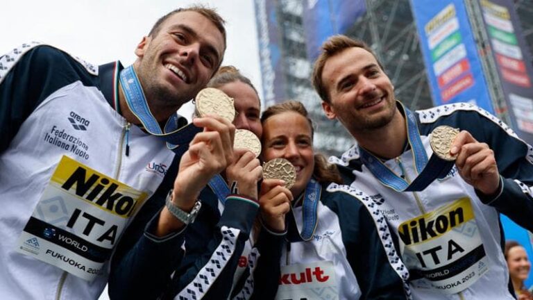 A Fukuoka l’Italia è oro nella staffetta 4×1,5 km