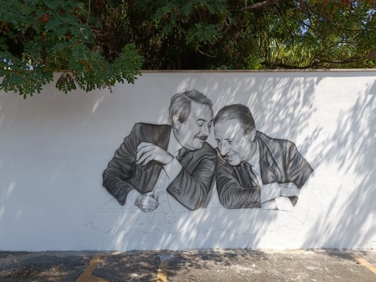Coloriamo la nostra città: realizzati a Civitavecchia murales dedicati a Falcone e Borsellino