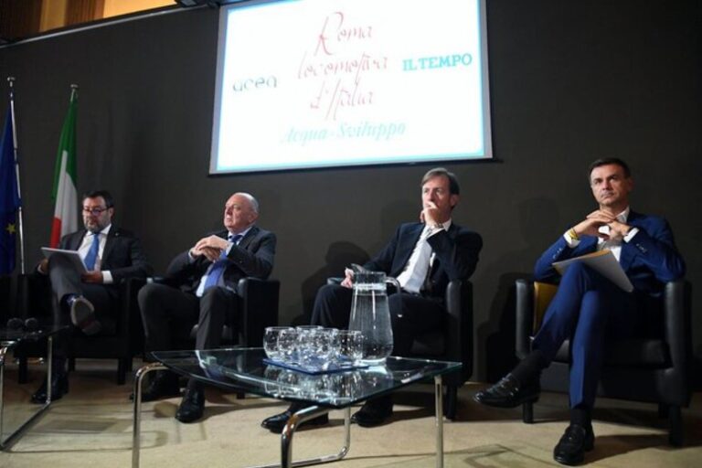 Acea: Acqua fattore strategico, puntare al ciclo integrato