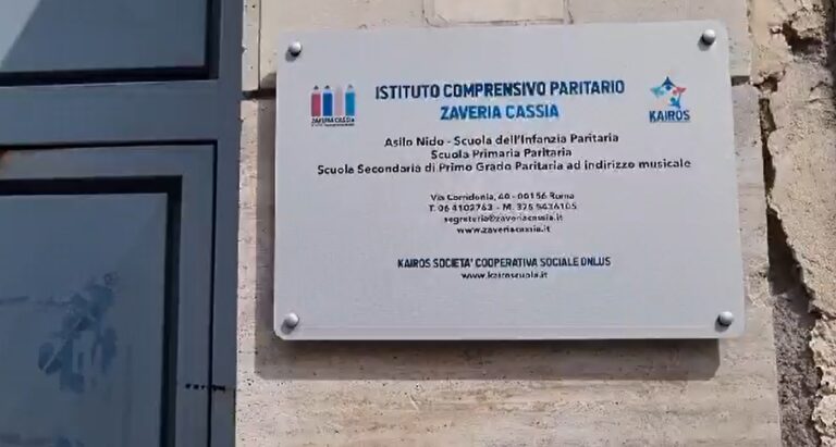 A Roma inaugurato l’anno scolastico della ‘Zaveria Cassia’ a San Basilio