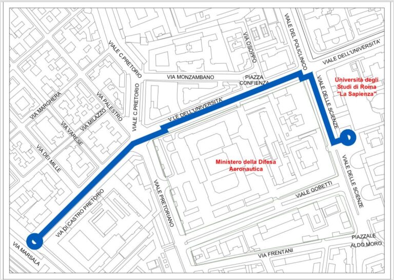 Avviati i lavori per la pista ciclabile Termini-Sapienza