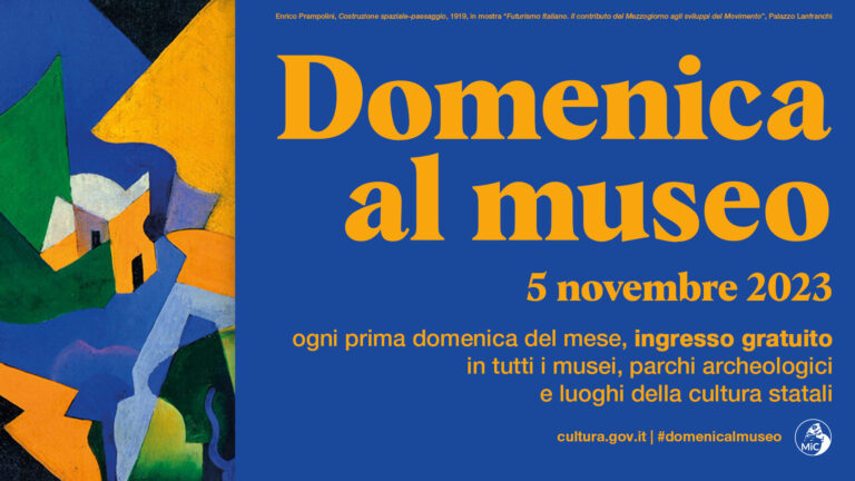 Domenica 5 novembre si entra gratis ai musei, ecco dove