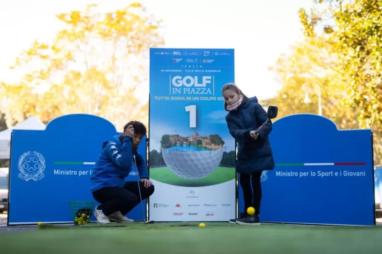 In tanti al “Golf in piazza” a Villa Borghese